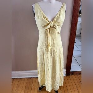 Petal & Pup Yellow Backless Dress